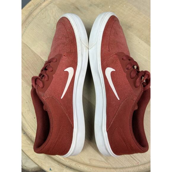 Nike SB Portmore GS 725108 602 Red Sneaker‎ Boys 5 Youth Skateboarding Shoe - Picture 4 of 8